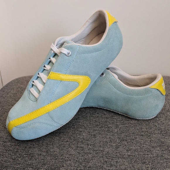 Tretorn Shoes - Tretorn Women's Bowler Suede 7 Blue Sneakers Shoes